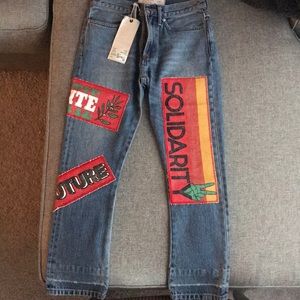 Marc by Marc Jacobs statement blue jeans